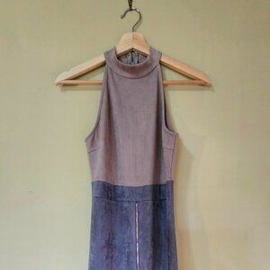 Nude (Size M) Women's dress with zipper in front (Great Condition)
